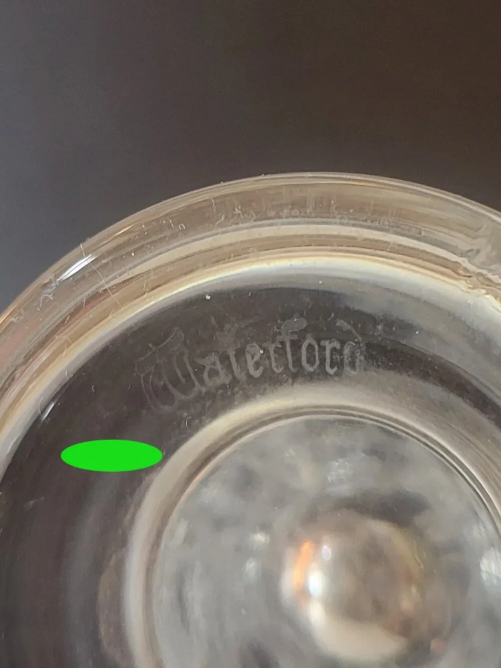 Waterford Crystal 7” Tall  Footed Bud Vase ZigZag Leaf Cuts Vntg ☘️  Ireland EUC